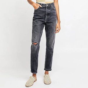 NEW Free People Zuri Mom Jeans in Dusty Roads Size 25